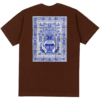 CAMISETA SUBURB COMPANY HAND PAINTED MARROM