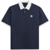 SUB S2 26 - 03015504 AZUL FRENTE CAMISETA SUBURB COMPANY POLO MONOGRAM MARINHO
