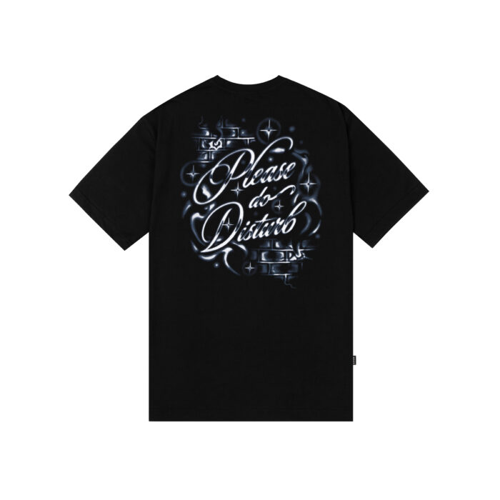 CAMISETA DISTURB AIRBRUSH PRETA