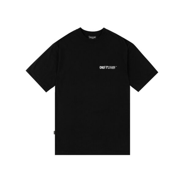 CAMISETA DISTURB BUILT BY DISTURB PRETA
