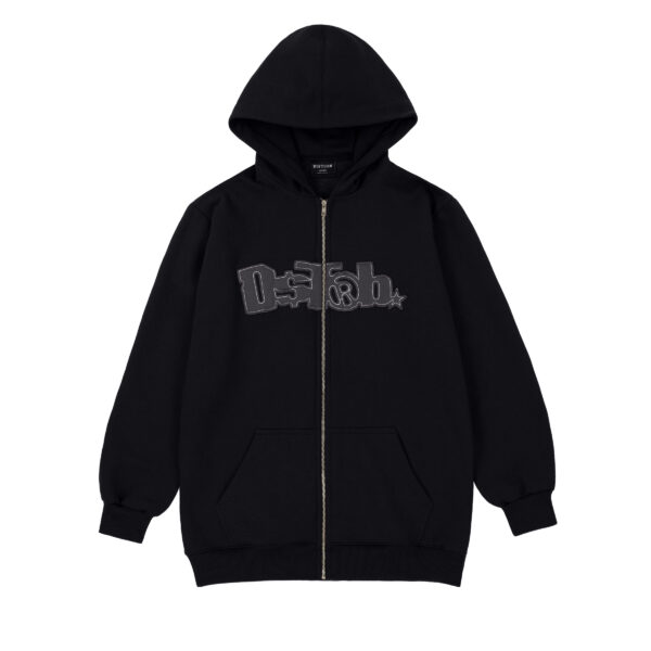 MOLETOM DISTURB ZIP DST®B PRETO