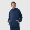 champion-163 JAQUETA MOLETOM CHAMPION ACTIVE SCRIPT LOGO MARINHO