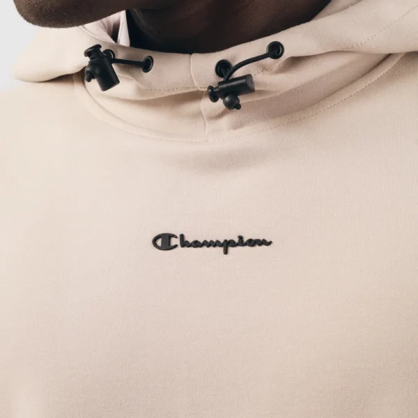 MOLETOM CHAMPION ACTIVE MINI SCRIPT LOGO BEGE