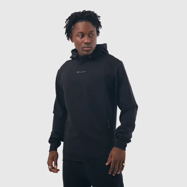 MOLETOM CHAMPION ACTIVE MINI SCRIPT LOGO PRETO