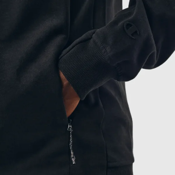MOLETOM CHAMPION ACTIVE MINI SCRIPT LOGO PRETO