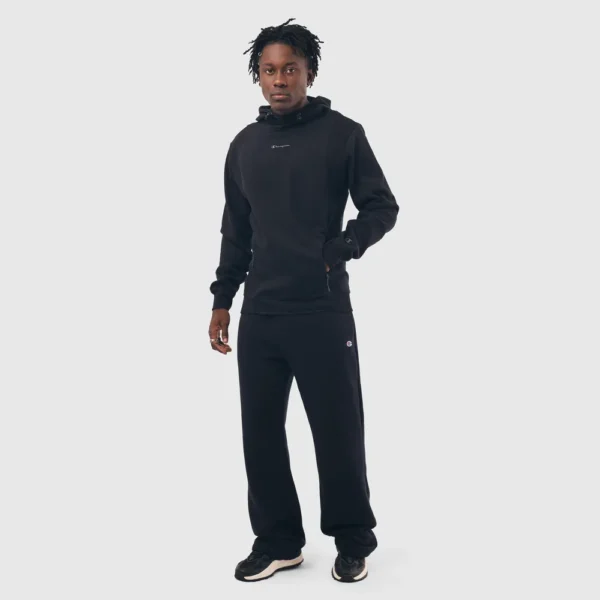 MOLETOM CHAMPION ACTIVE MINI SCRIPT LOGO PRETO