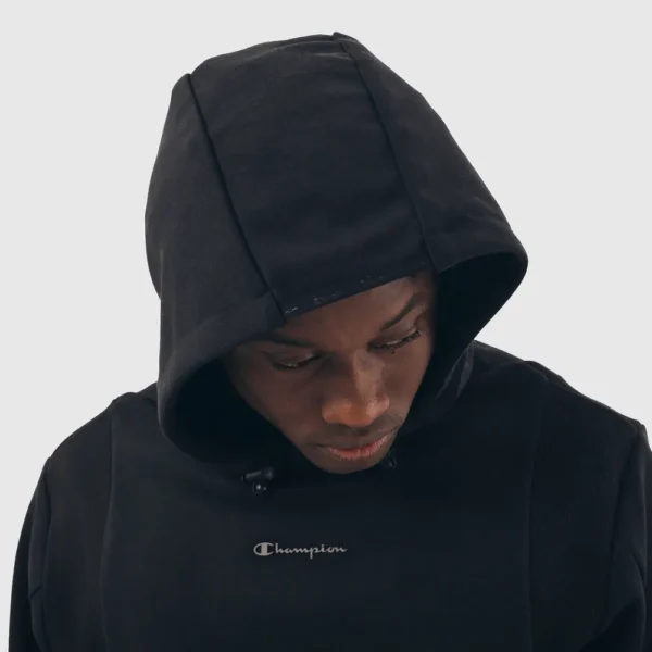 MOLETOM CHAMPION ACTIVE MINI SCRIPT LOGO PRETO