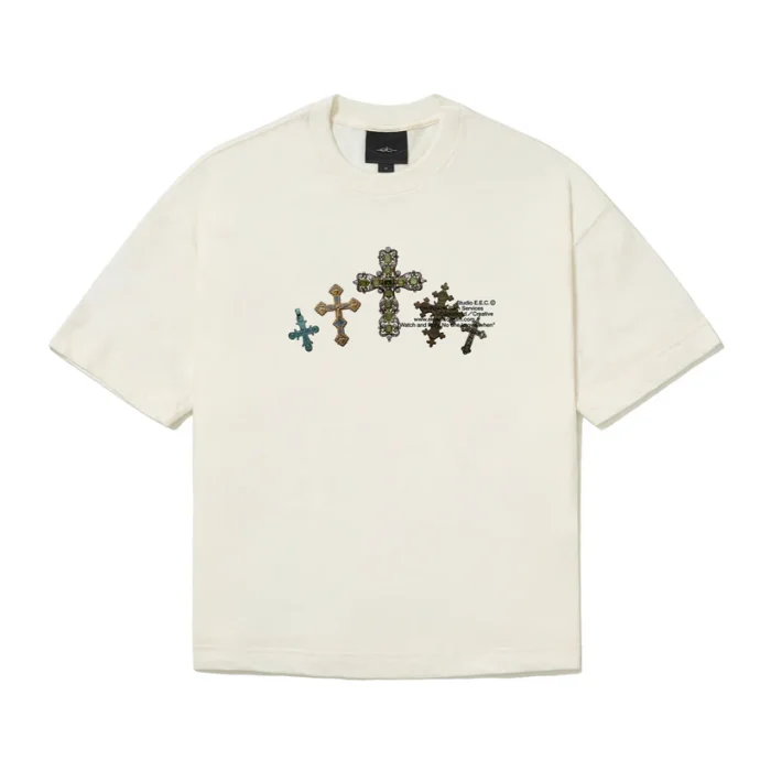 CAMISETA ELO EM COMUM OVER "AWAKE" OFF WHITE