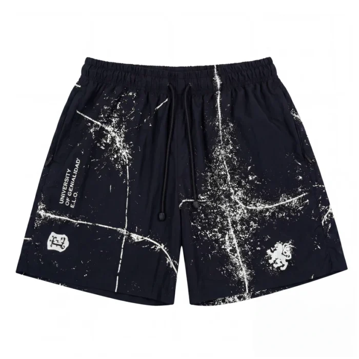 SHORT ELO EM COMUM "CAMPUS" PRETO