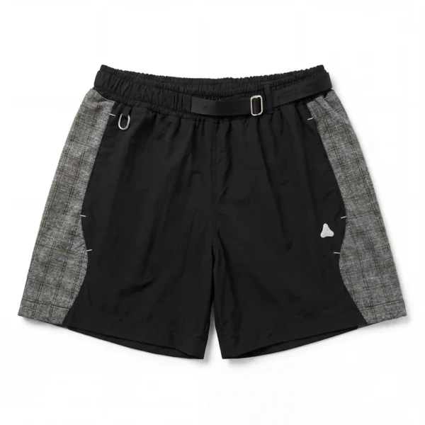 SHORT ELO EM COMUM "FLANNEL" PRETO