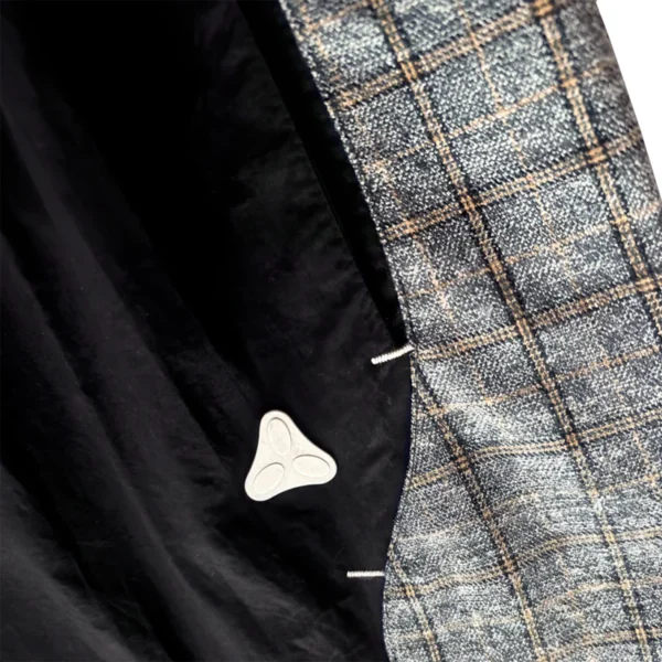 SHORT ELO EM COMUM "FLANNEL" PRETO