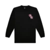 CAMISETA MANGA LONGA PLANO C DICE ROLLERS PRETO