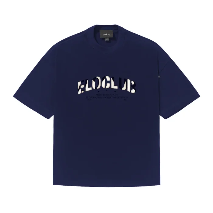 ELOCLUB_AZUL_F CAMISETA ELO EM COMUM OVER MEMBERS ONLY AZUL