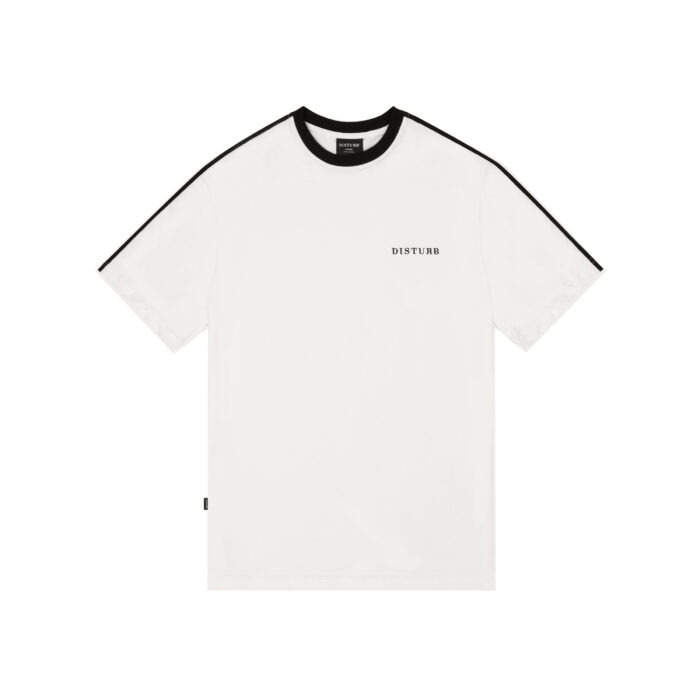 T-shirt Logo Shoulder Line Off CAMISETA DISTURB LOGO SHOULDER LINE OFF WHITE