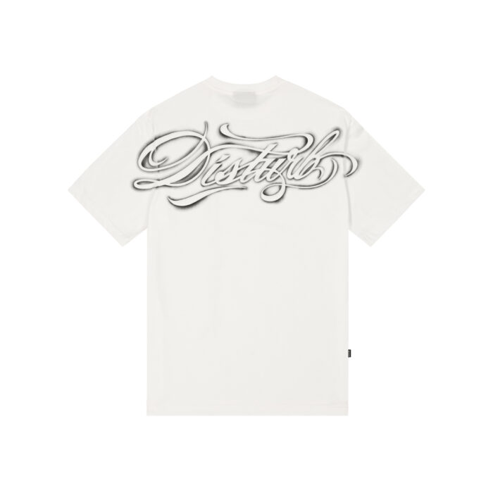 T-shirt Script Stencil Off Costas CAMISETA DISTURB SCRIPT STENCIL OFF WHITE