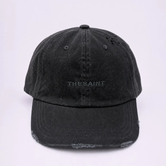 17.02.01.050.002-1 BONE THE SAINT DAD HAT DESTROYED PRETO
