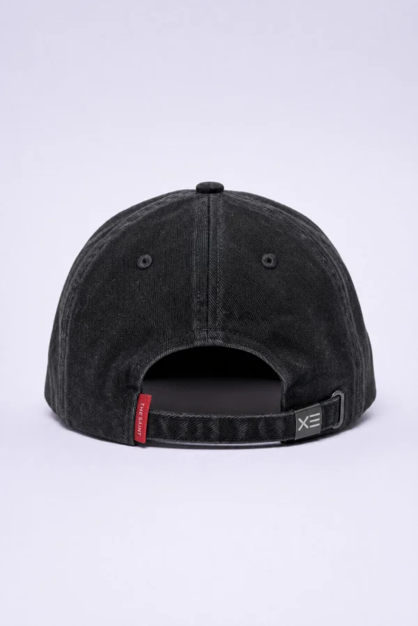 17.02.01.050.002-3 BONE THE SAINT DAD HAT DESTROYED PRETO