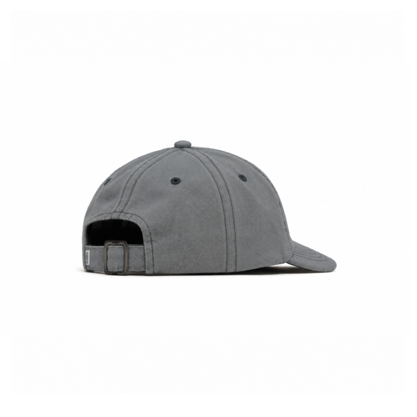 BONE BARRA SIX PANEL BARRA LOGO GRAFITE ESTONADO