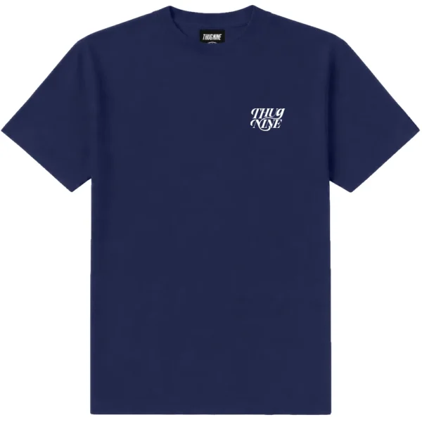 BOUNDLESSMARINHOFRENTE CAMISETA THUG NINE BOUNDLESS AZUL