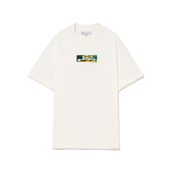 CAMISETA BARRA ABSTRATO OFF WHITE