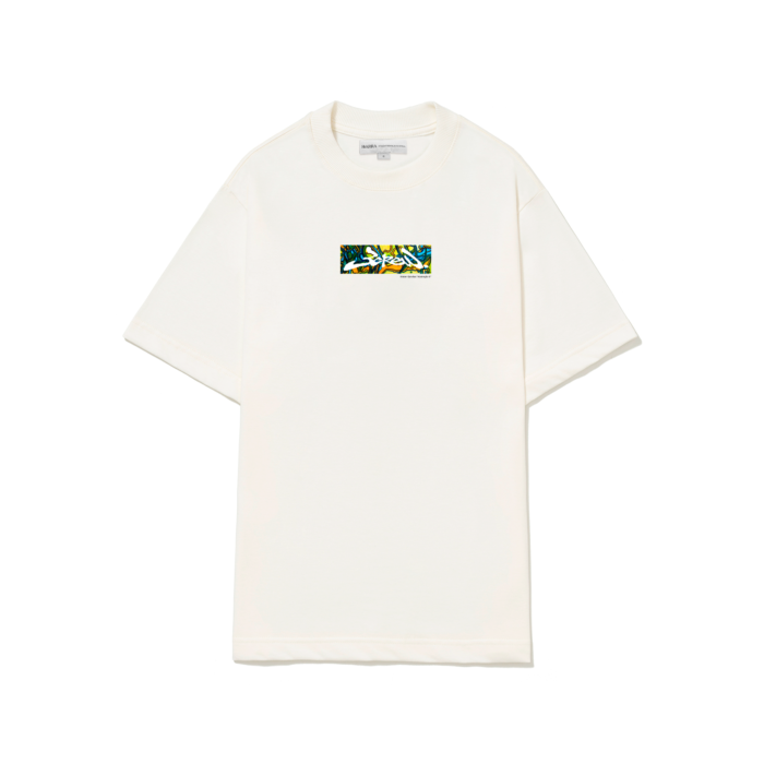 CAMISETA ABSTRATO OFF WHITE CAMISETA BARRA ABSTRATO OFF WHITE