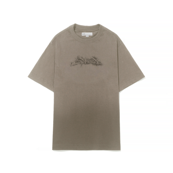 CAMISETA BARRA FADE ASSINATURA BEGE ESTONADA