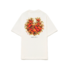 CAMISETA OCTOGONOS FLORIDOS VERSO (1) CAMISETA BARRA OCTOGONOS FLORIDOS OFF WHITE