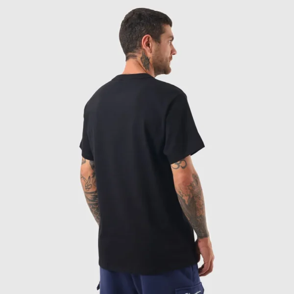 GT220B-Y06819-2-009 (1) CAMISETA CHAMPION LIFE MINI SCRIPT PRETO