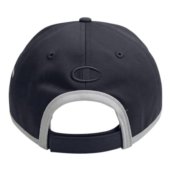 H91-6882-006_zoom3 BONÉ CHAMPION SIX PANEL NYLON ZIP SCRIPT PRETO E CINZA