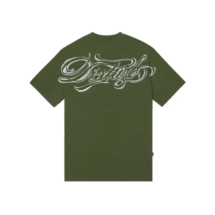 T-shirt_Script_Stencil_Verde_Costas CAMISETA DISTURB SCRIPT STENCIL VERDE